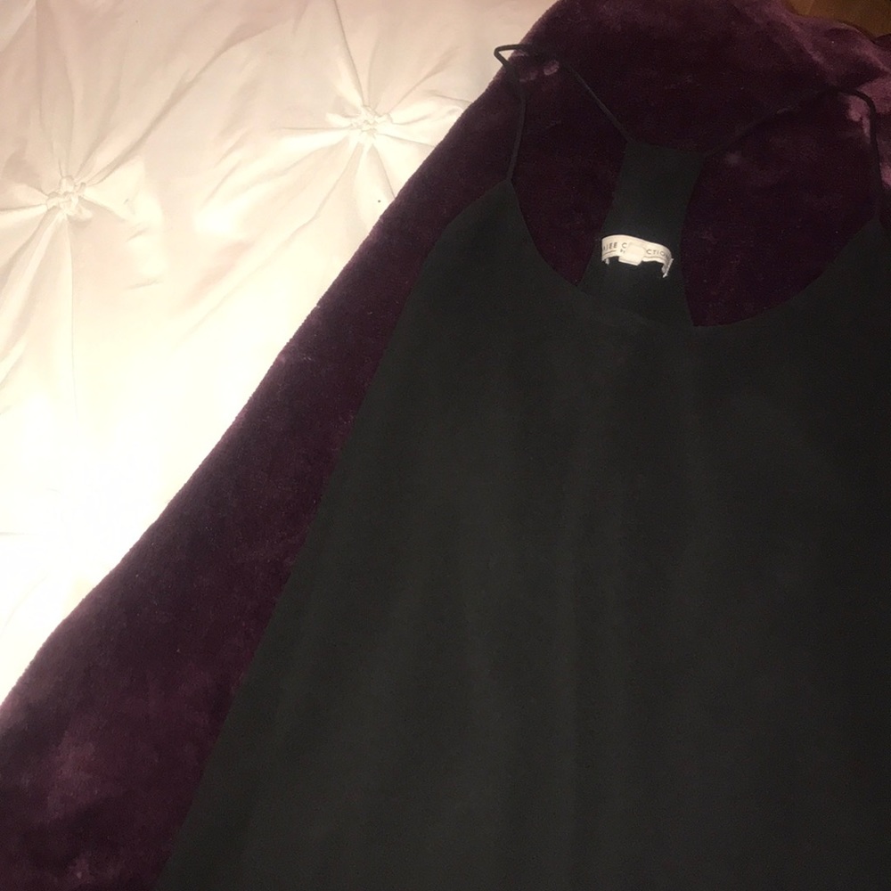 Black racer back camisole